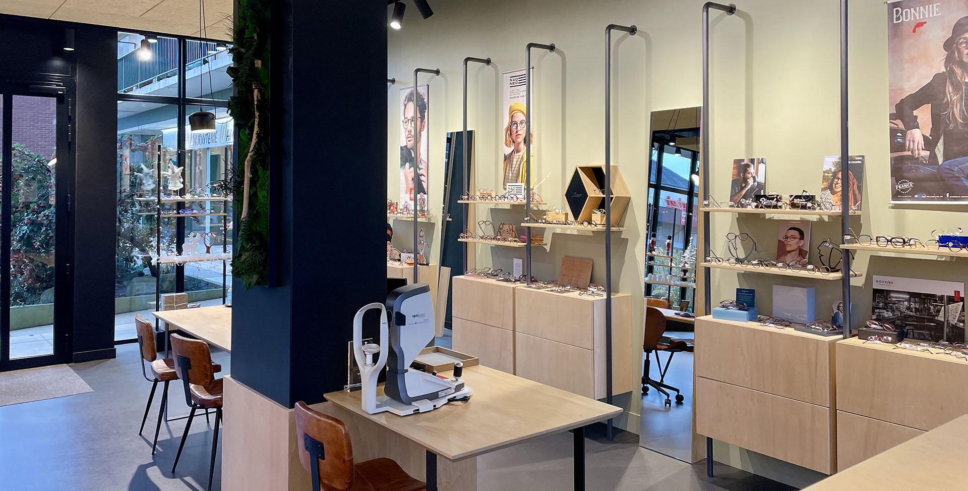Le magasin de l'opticien au Mans