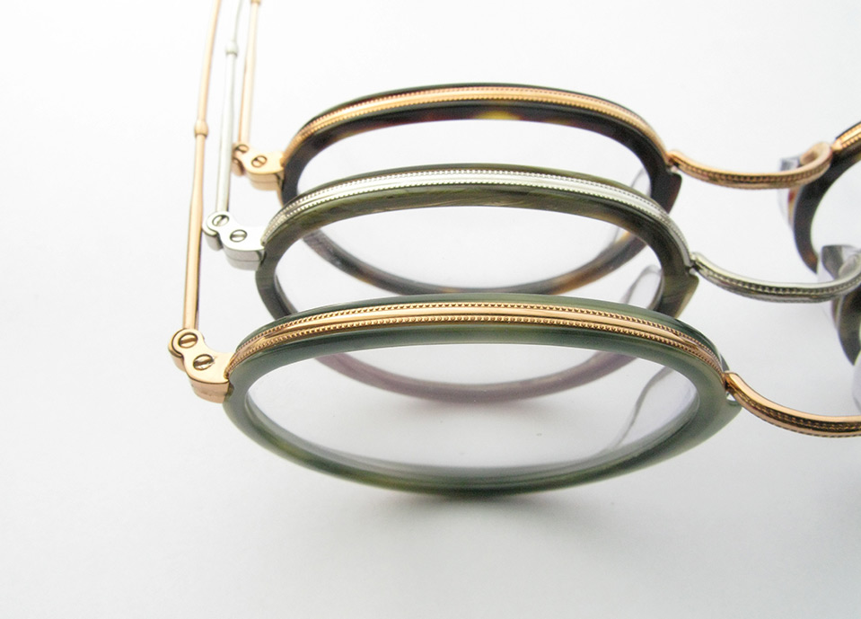 Détail de slunettes Gouverneur Audigier