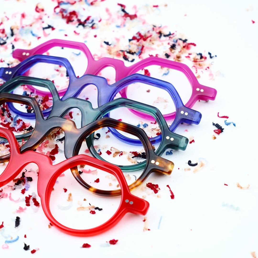 Monture de lunette la Brique et la Violette